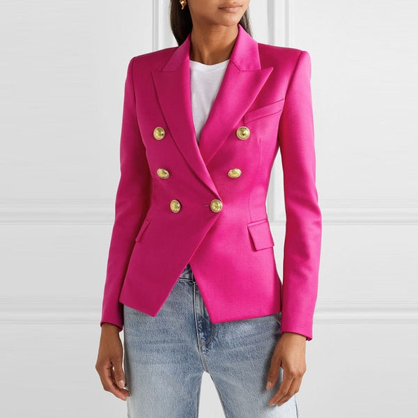 Smart Blazer With Gold Buttons