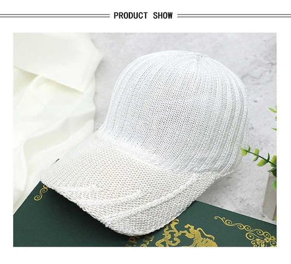 Summer Knit Snapback Hat